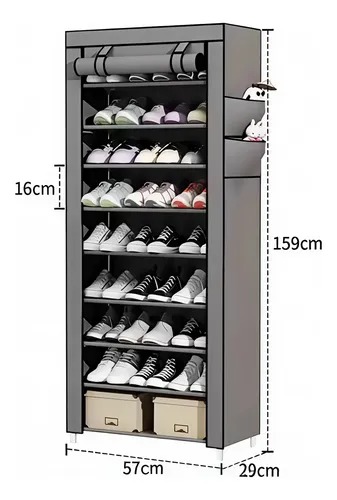 Miniatura 2 de Zapatero  en Tela 10 Niveles